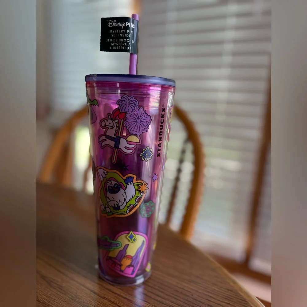 Disneyland Starbucks® Travel Tumbler Only (No Pins) - Picture 2 of 8